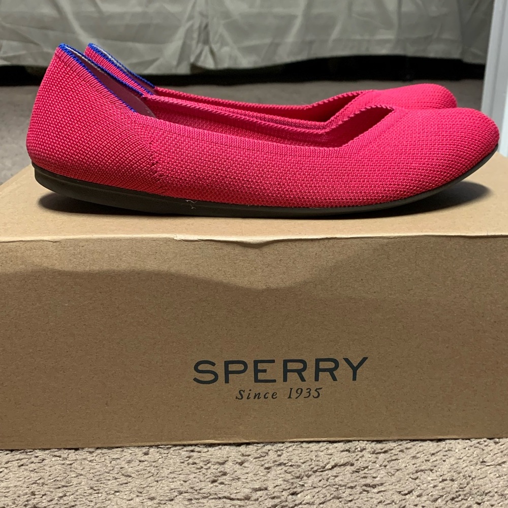 Rothy’s hot pink flat